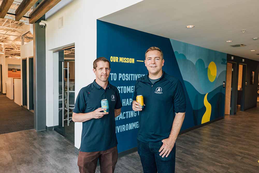 athletic brewing company cofounders bill shufelt and john walker non-alcoholic beer