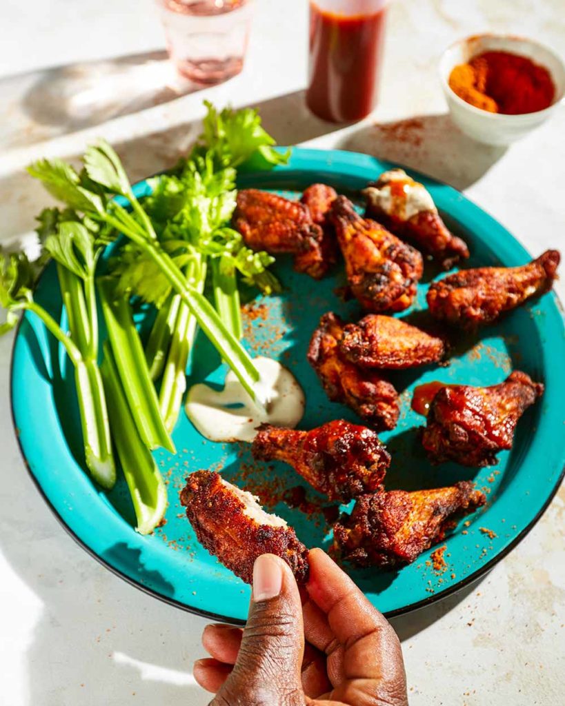 rodney scott beer bbq smoked chicken wings