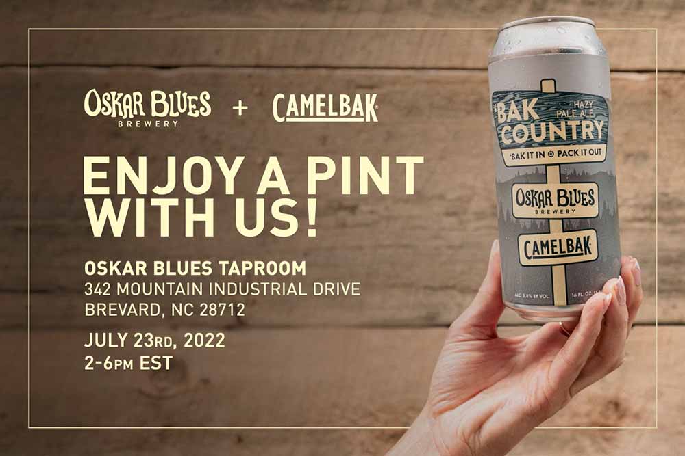 camelbak x oskar blues brewery bak country