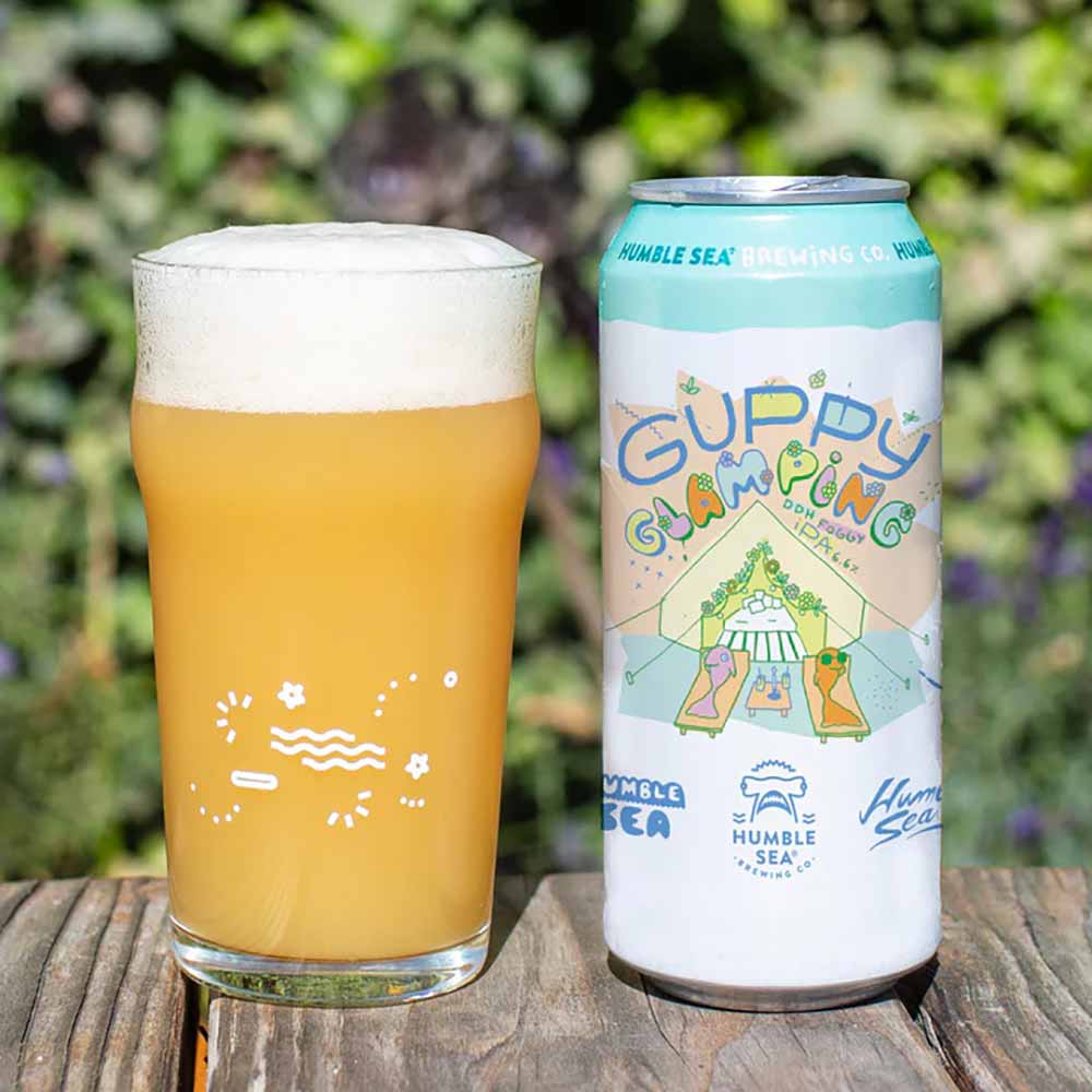 humble sea brewing co guppy glamping hazy ipa