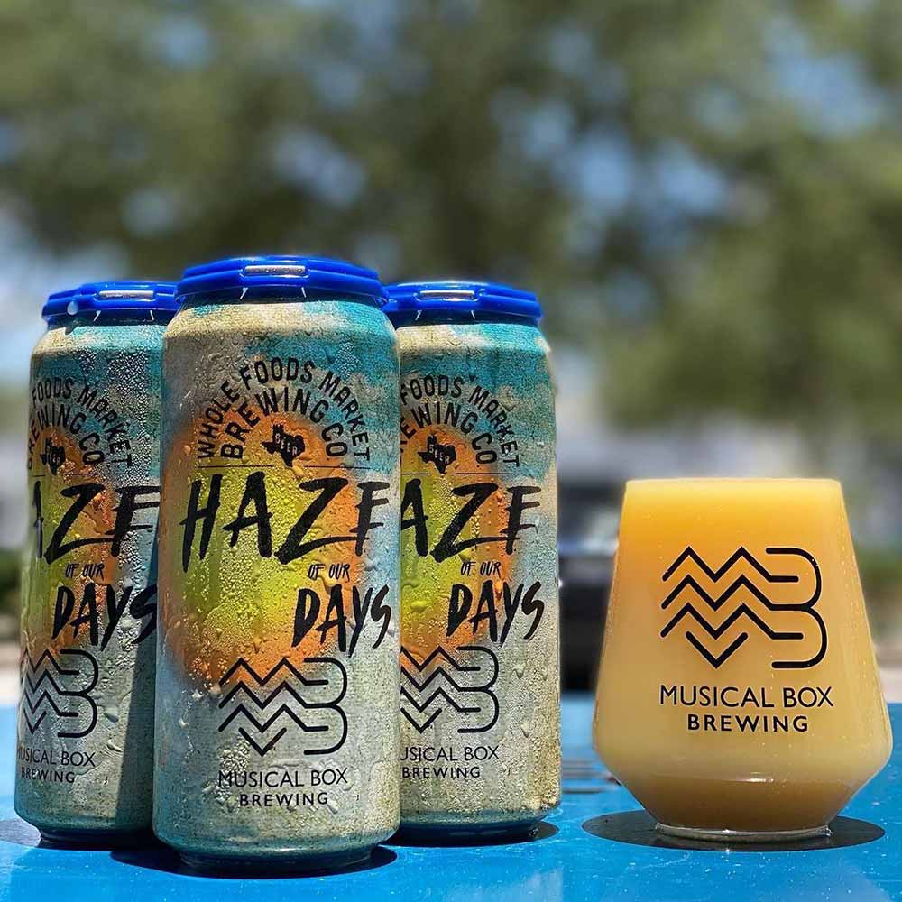 musical box brewing x whole foods market haze of our days hazy ipa