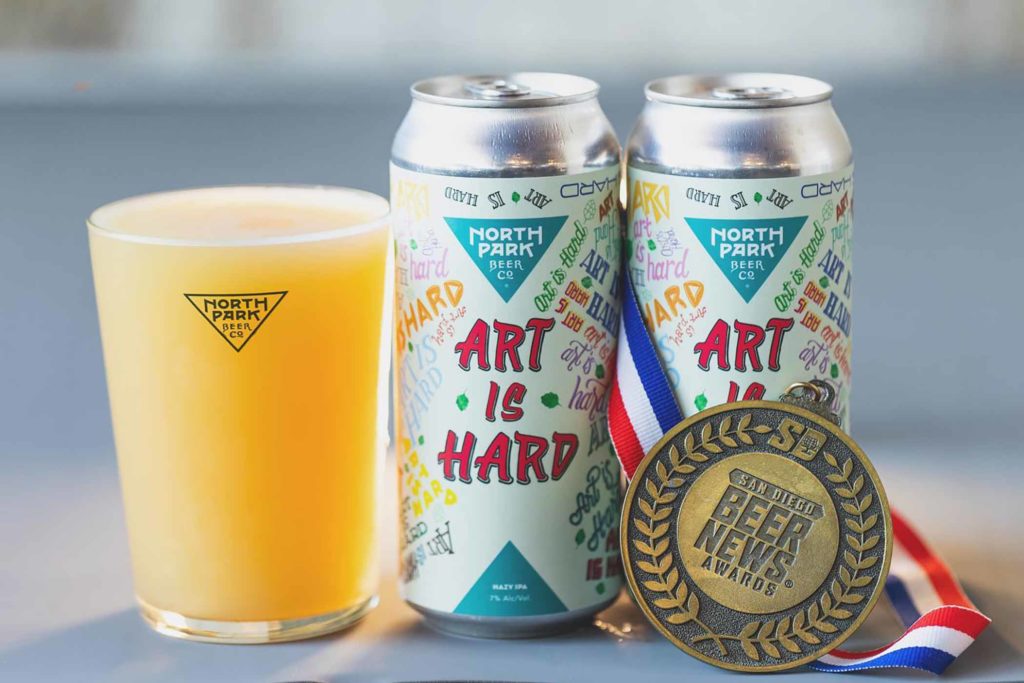 north park beer co art is hard hazy ipa