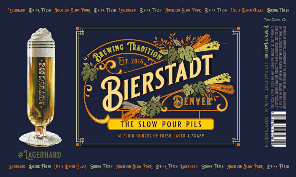 bierstadt lagerhaus slow pour pils label