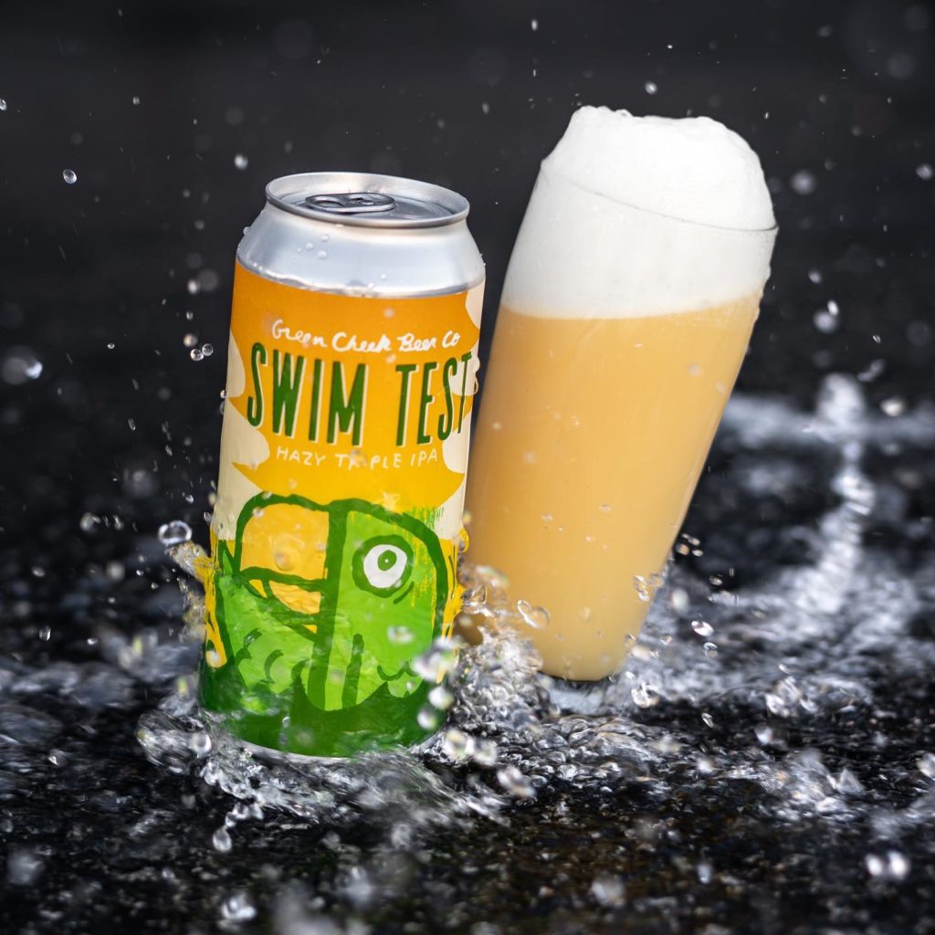 green cheek beer co swim test hazy triple ipa