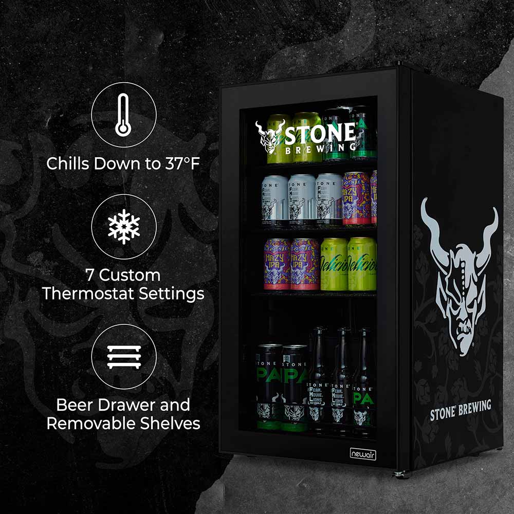newair stone 126 can beer fridge