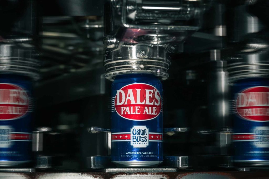 oskar blues brewery dales pale ale canning