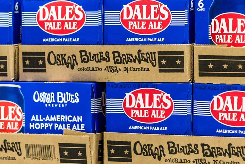 oskar blues brewery dales pale ale cases