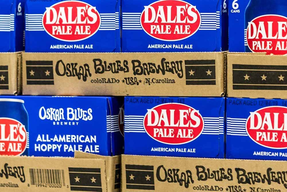 oskar blues brewery dales pale ale cases