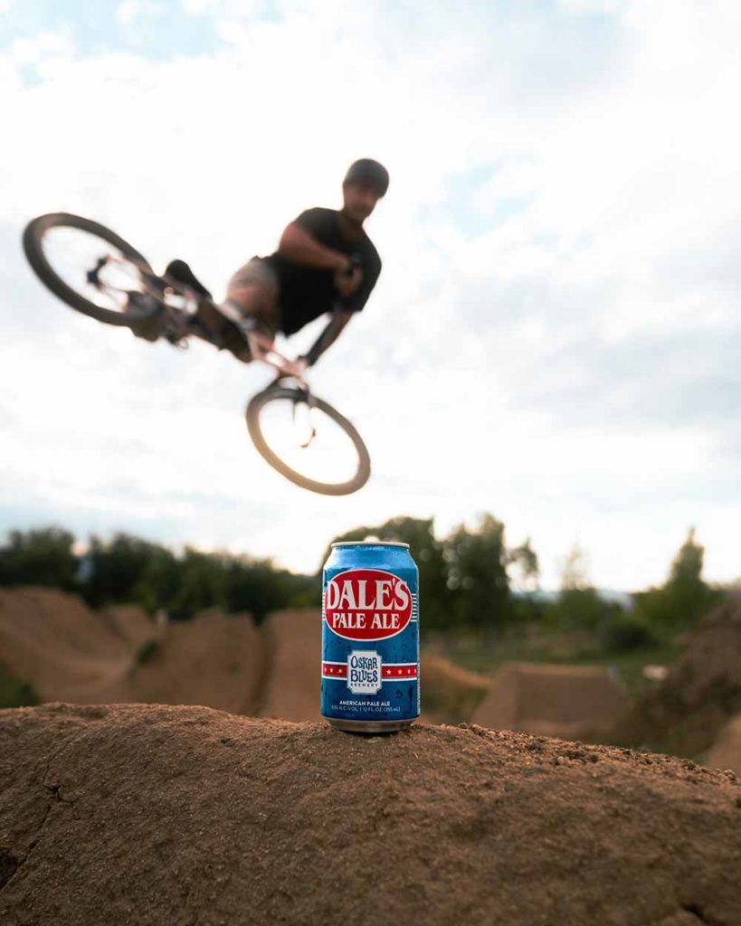 oskar blues brewery dales pale ale mountain biking