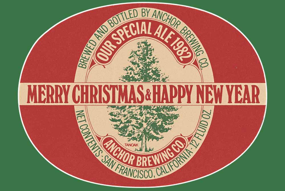 anchor brewing christmas ale label 1982