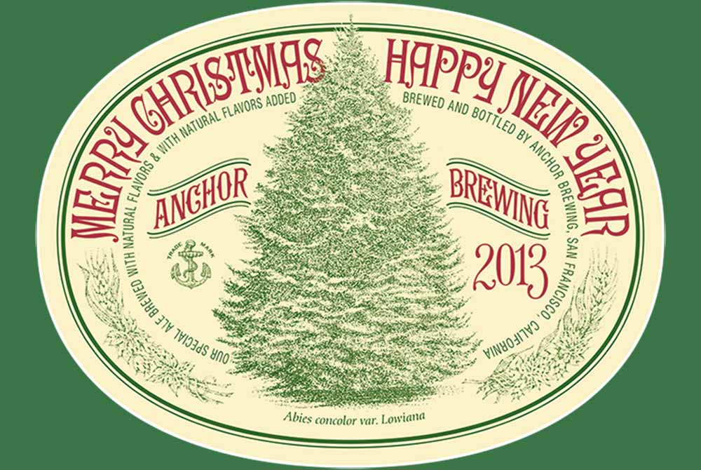 anchor christmas ale label 2013
