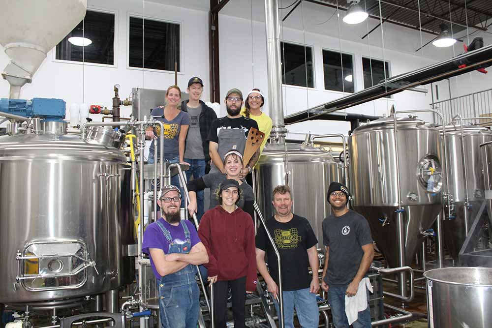checkerspot brewing daily dose of freedom brew day