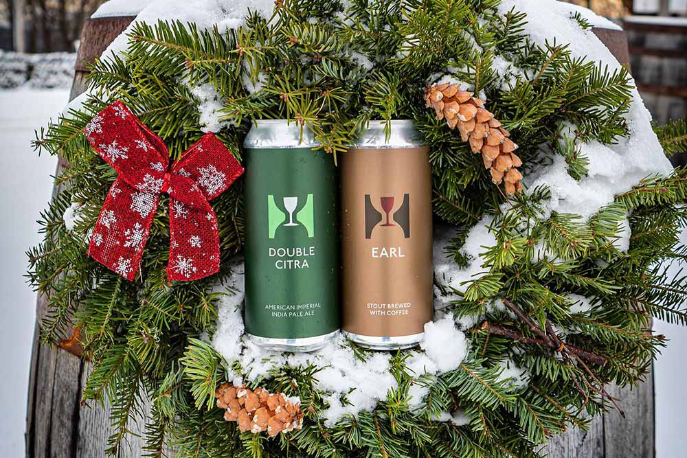 hill farmstead double citra ipa and earl oatmeal stout