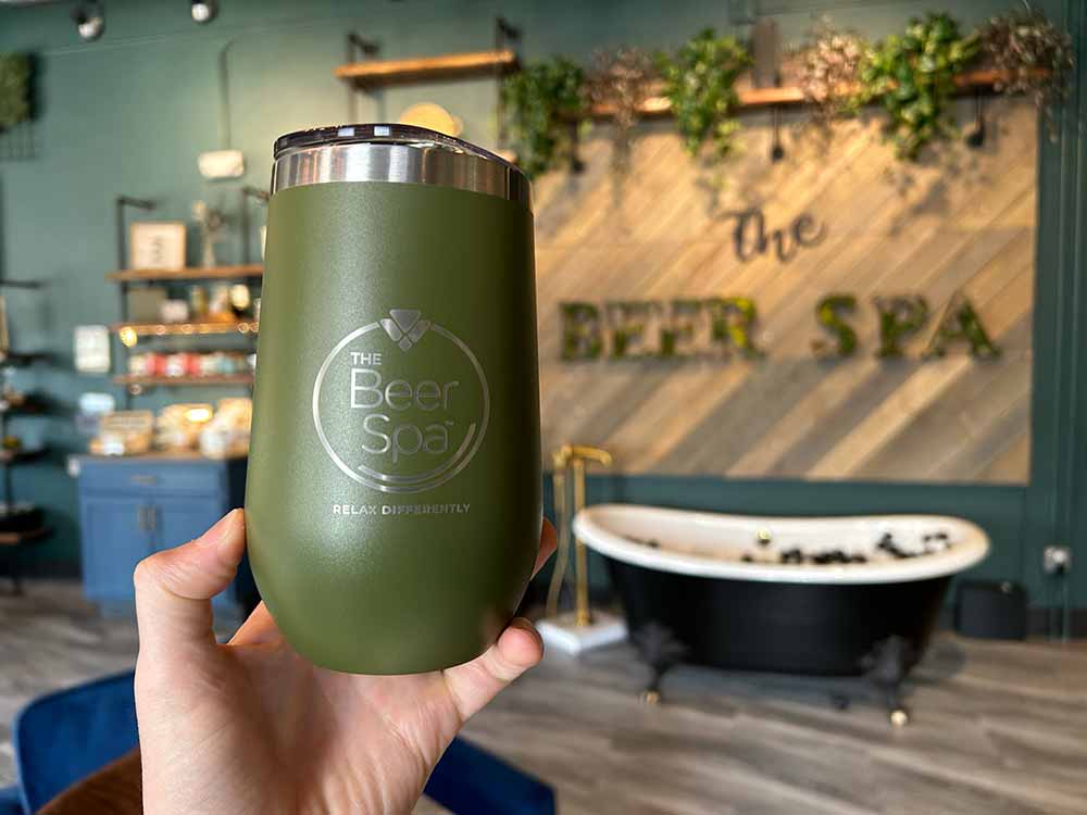 the beer spa denver tumbler