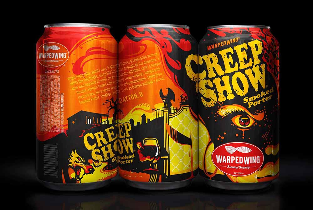 warped wing brewing creep show smoked porter