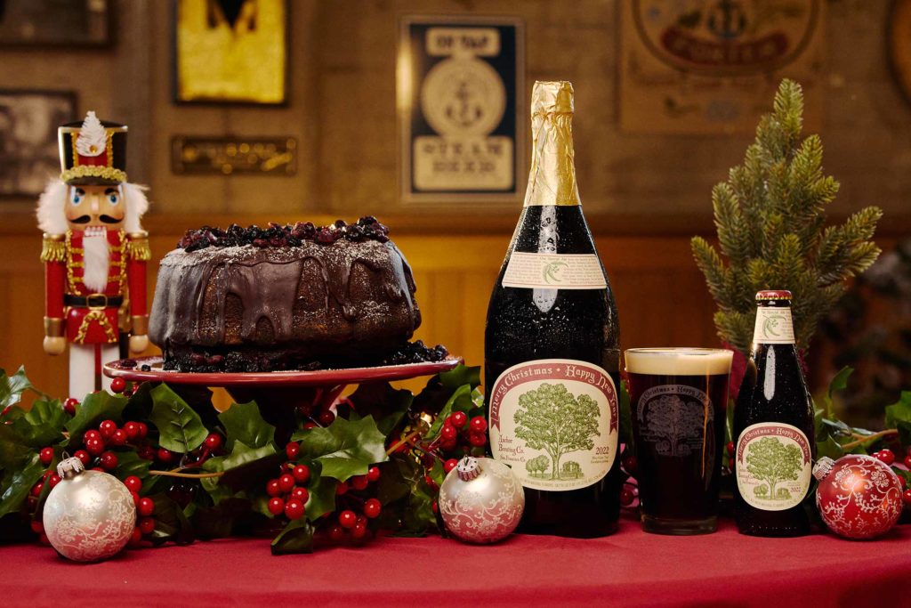 anchor brewing christmas ale holiday table