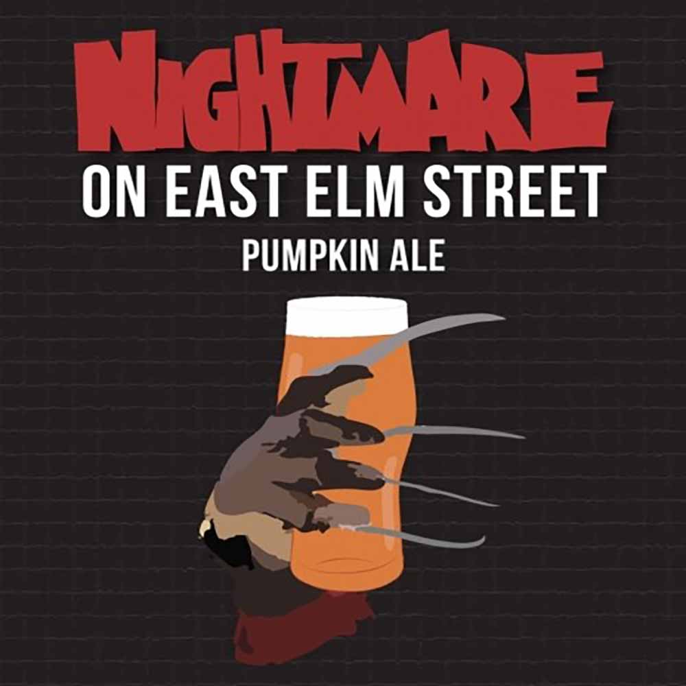 conshohocken brewing nightmare on east elm street pumpkin ale