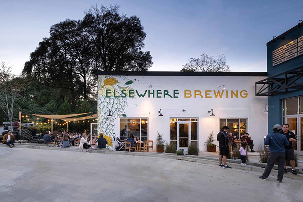 elsewhere brewing taproom