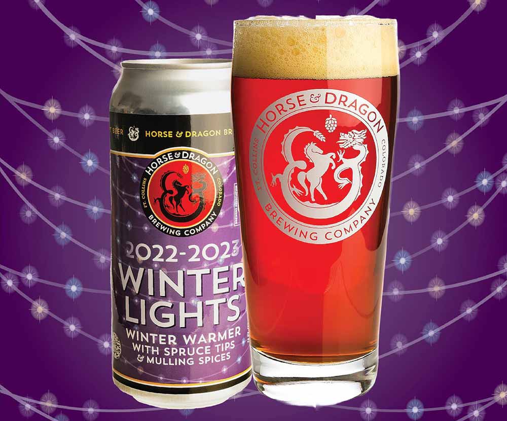 horse and dragon brewing company winter lights winter warmer