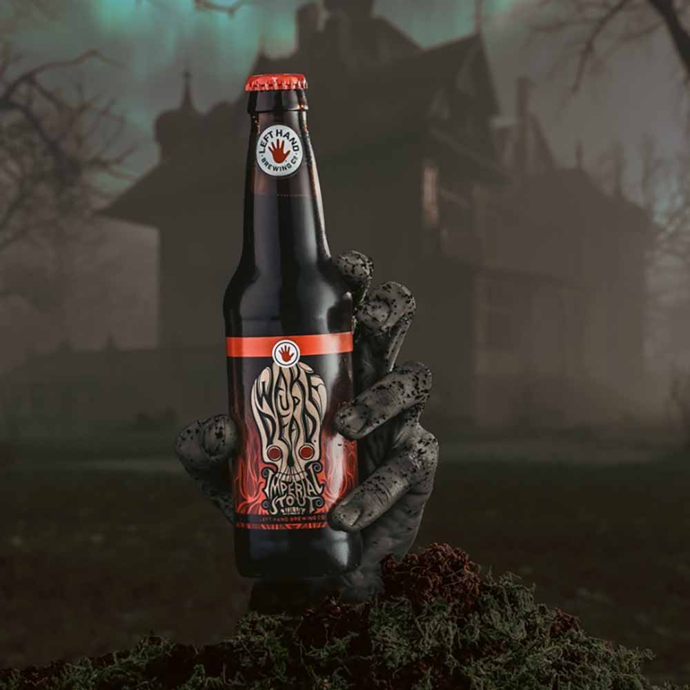 left hand brewing co wake up dead imperial stout bottles