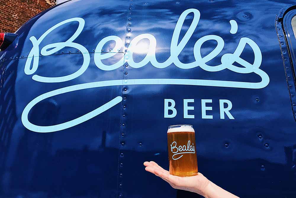 beale's beer gold lager
