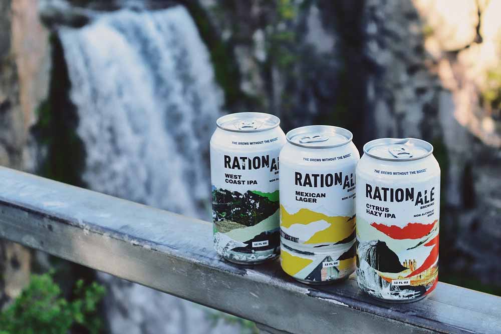 rationale brewing west coast ipa, mexican lager, and citrus hazy ipa