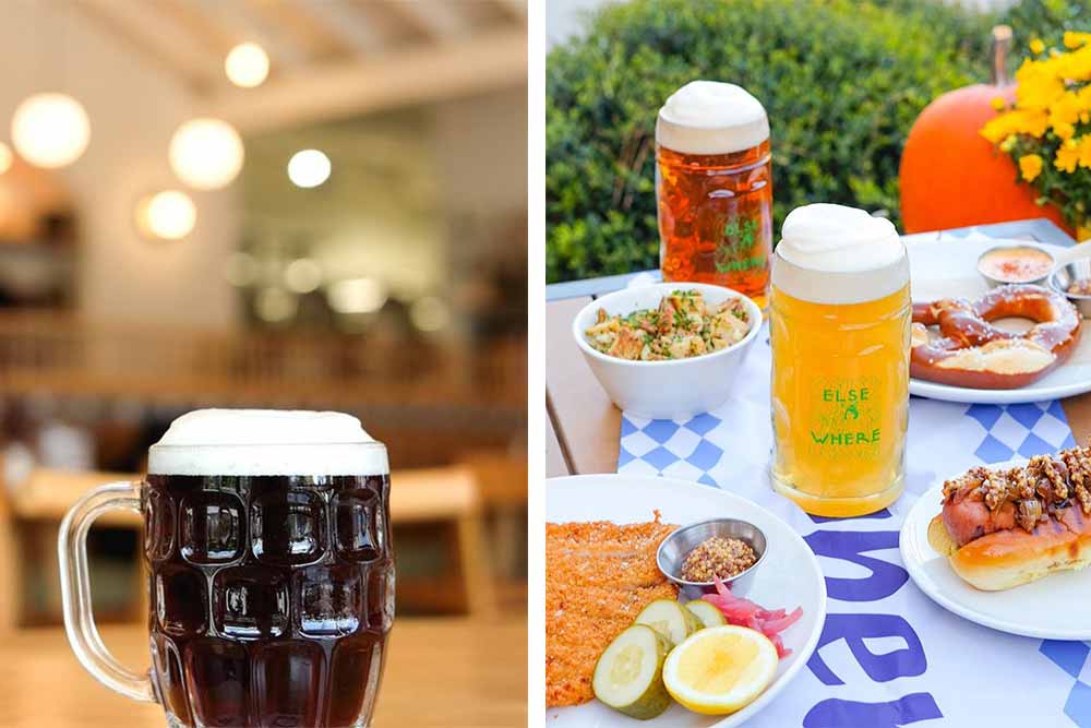 elsewhere brewing gest czech dark lager and hefeweizen