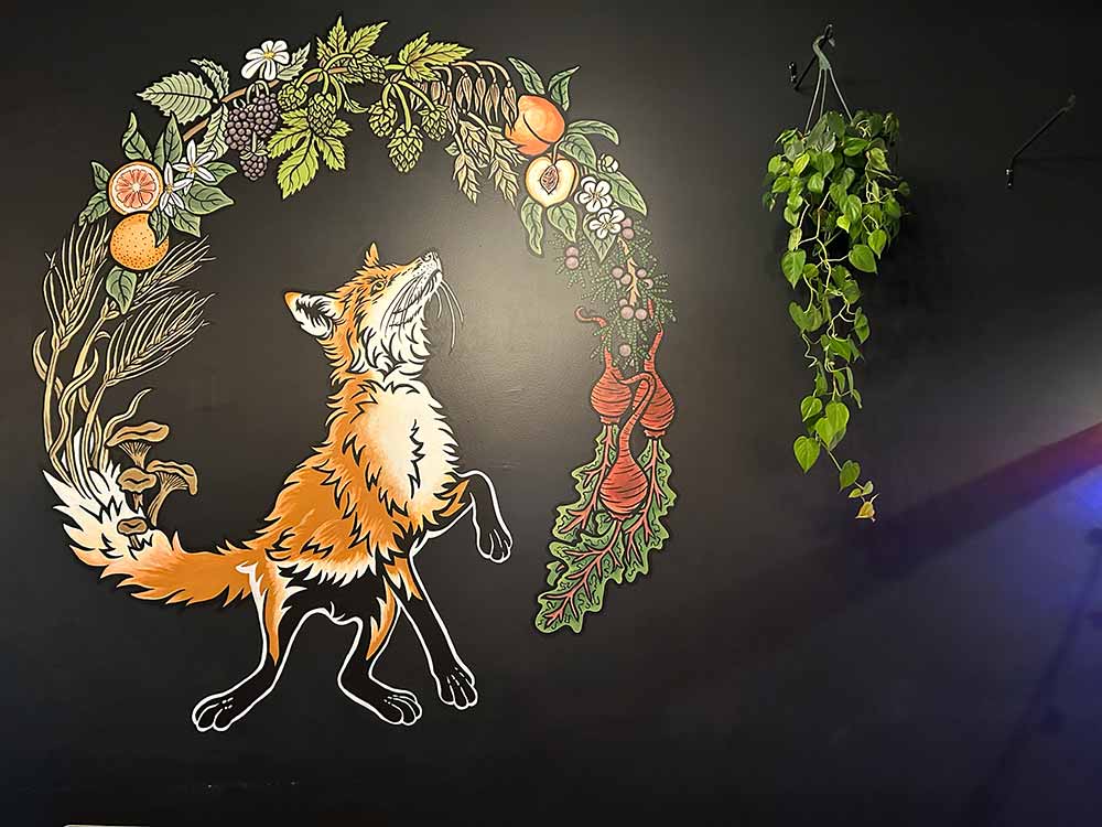 fox tale fermentation project mural