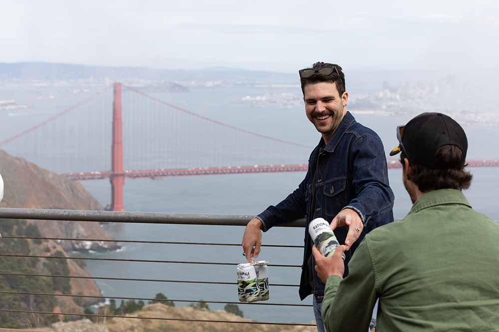 rationale brewing golden gate bridge west coast ipa non-alcoholic beer