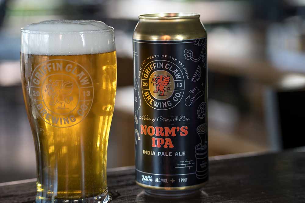 griffin claw brewing company norm's ipa