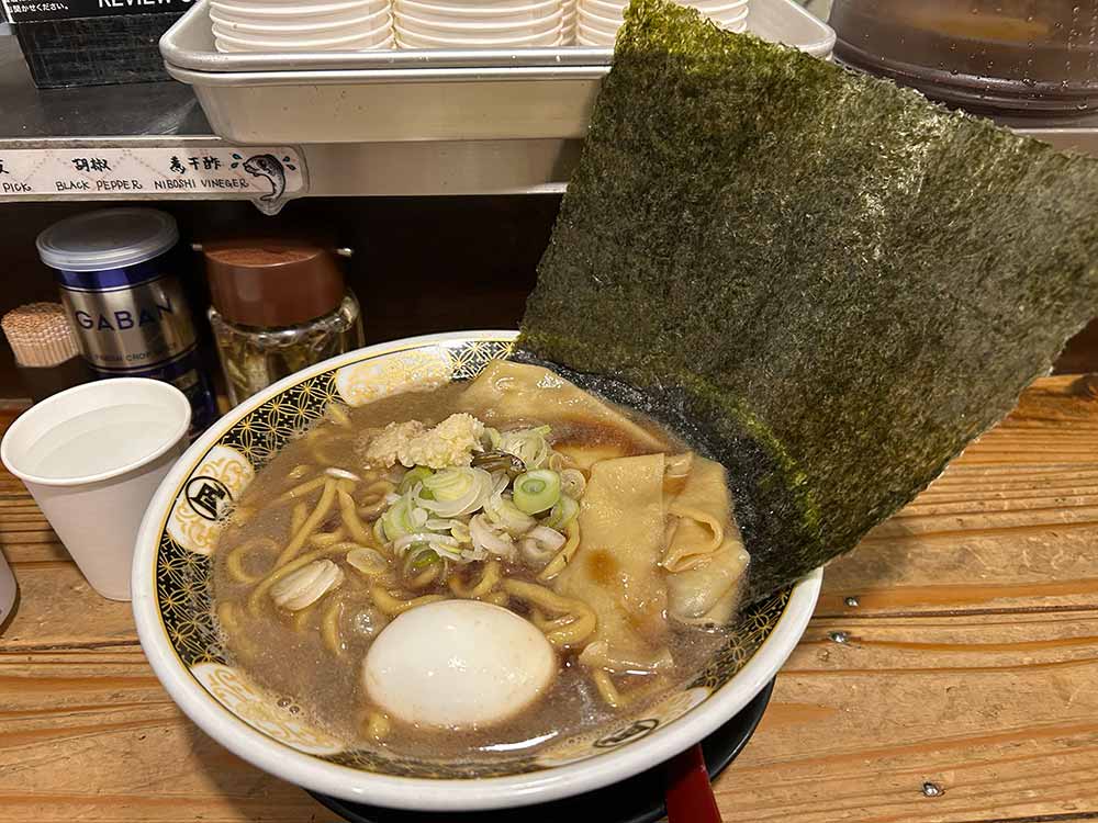 ramen nagi niboshi ramen golden gai tokyo, japan