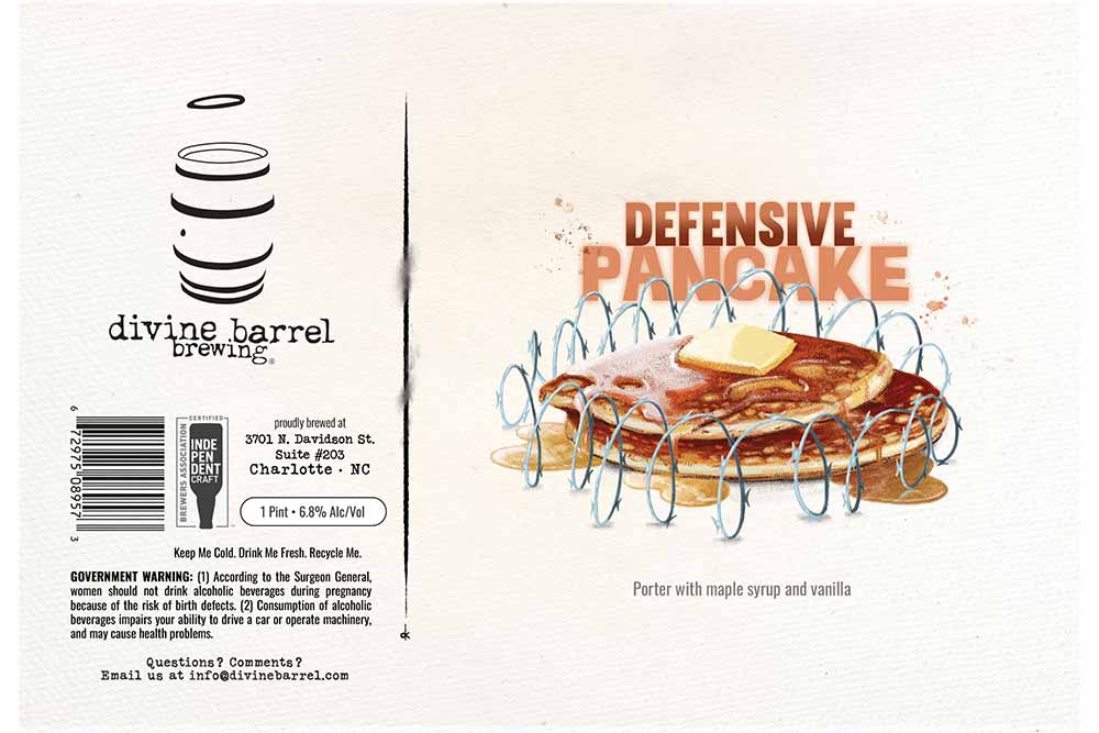 divine barrel brewing defensive pancakes porter