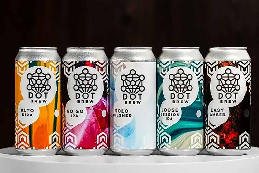 dot brew can beer lineup