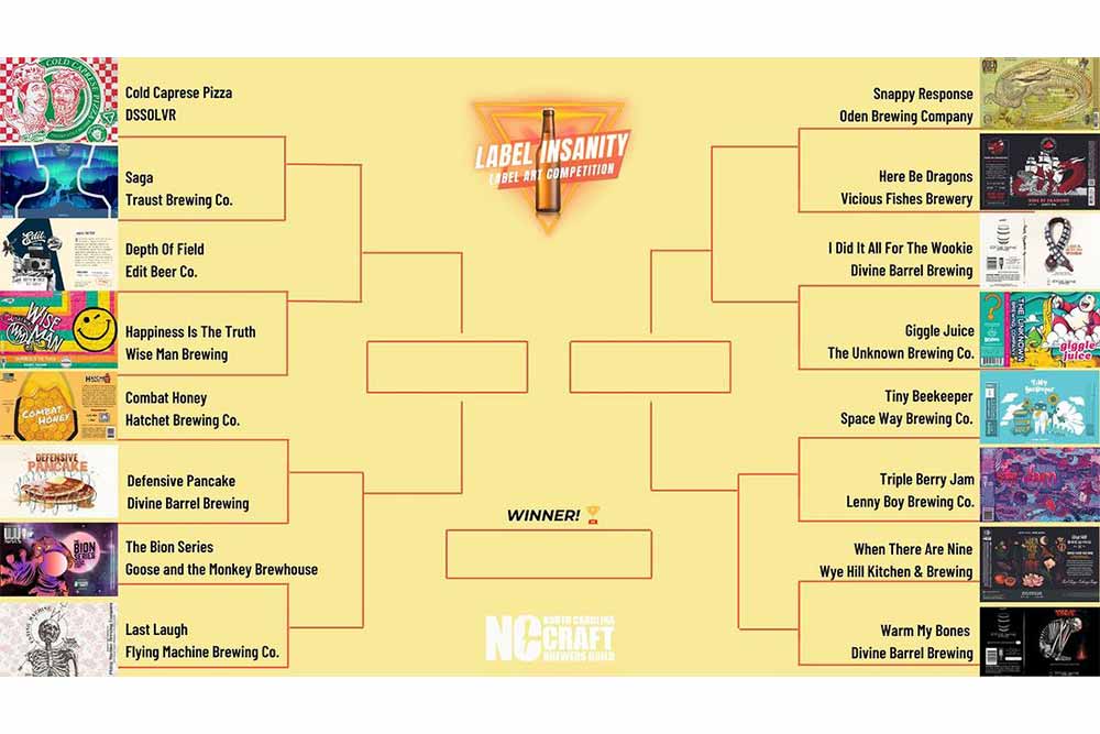 nc brewers guild label insanity competition bracket 2023