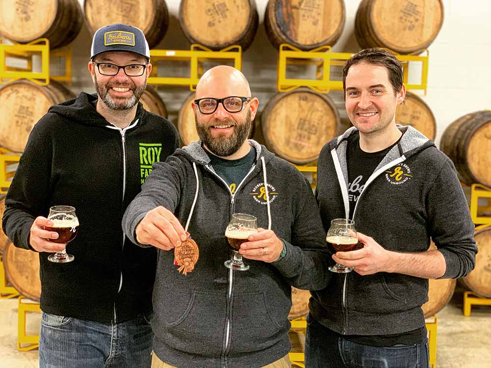 reuben's brews three ryes men english barleywine co-founder adam robbings