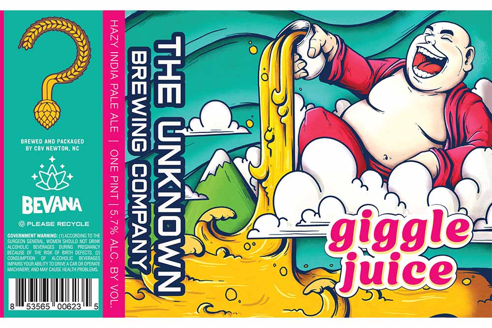 the unknown brewing company giggle juice hazy ipa