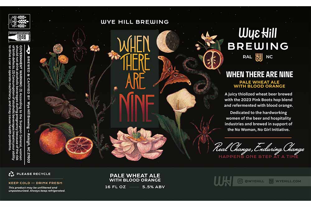 wye hill brewing when there where nine pale wheat ale