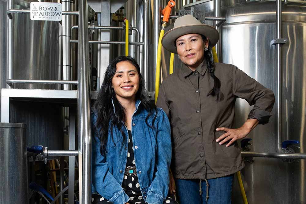 bow & arrow brewing co co-founders shyla sheppard and missy begay
