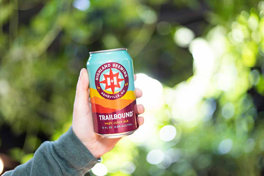 highland brewing trailbound hazy pale ale