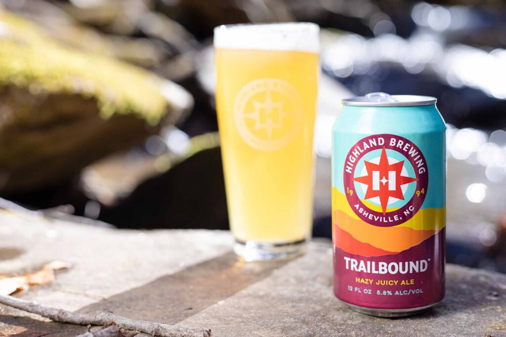 highland brewing trailbound hazy pale ale