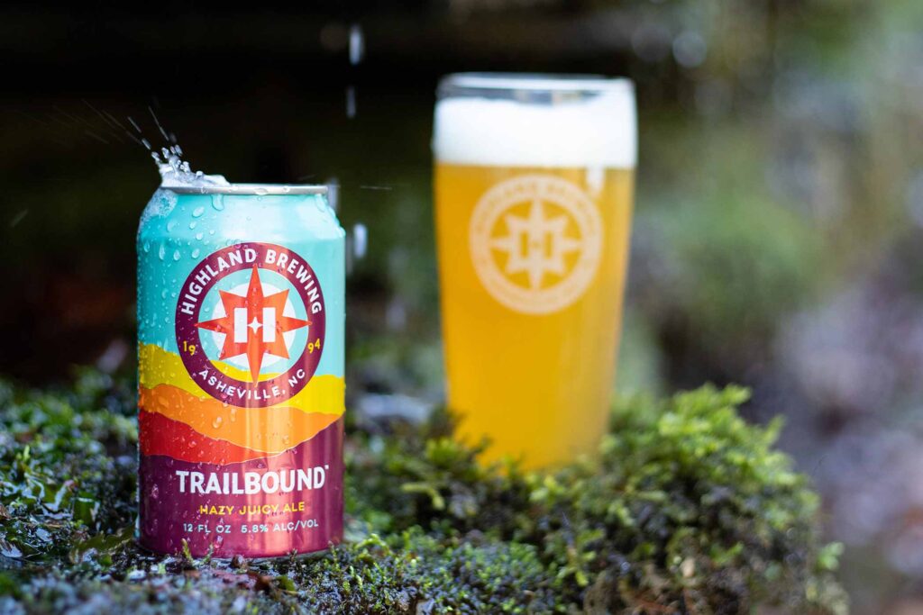 highland brewing trailb ound hazy pale ale