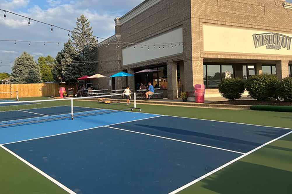 mashcraft brewing pickleball courts