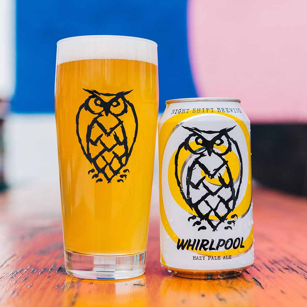 night shift brewing whirlpool hazy pale ale