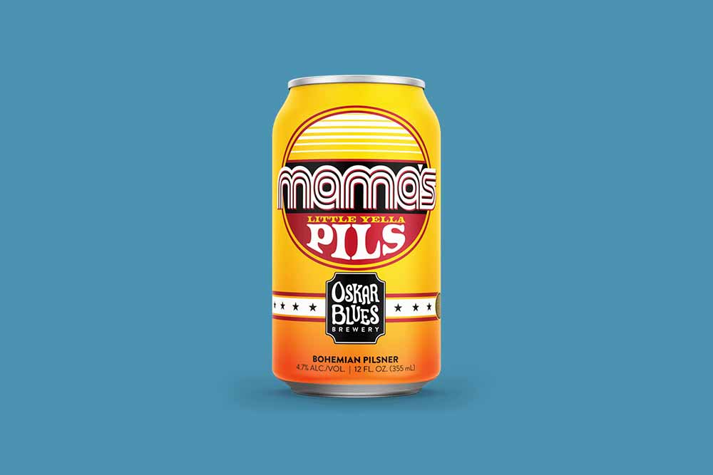 oskar blues brewery mama's little yella pils pilsner