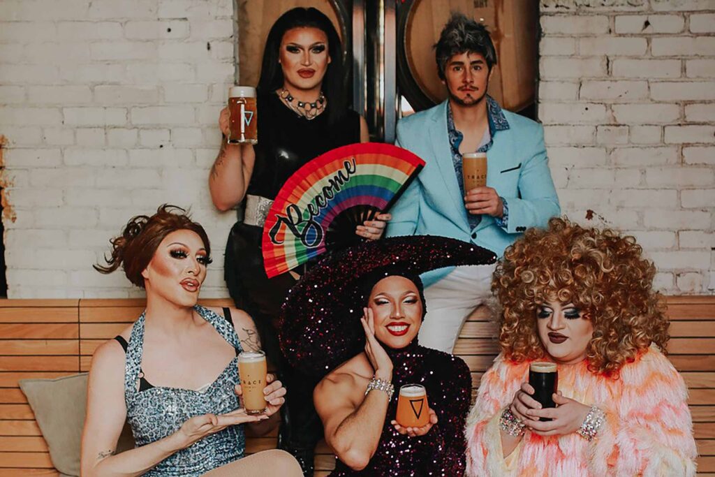 trace brewing drag queen brunch