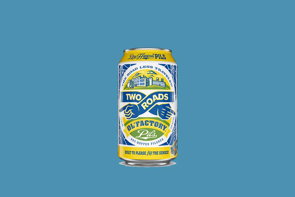 two roads brewing company ol' factory pils pilsner