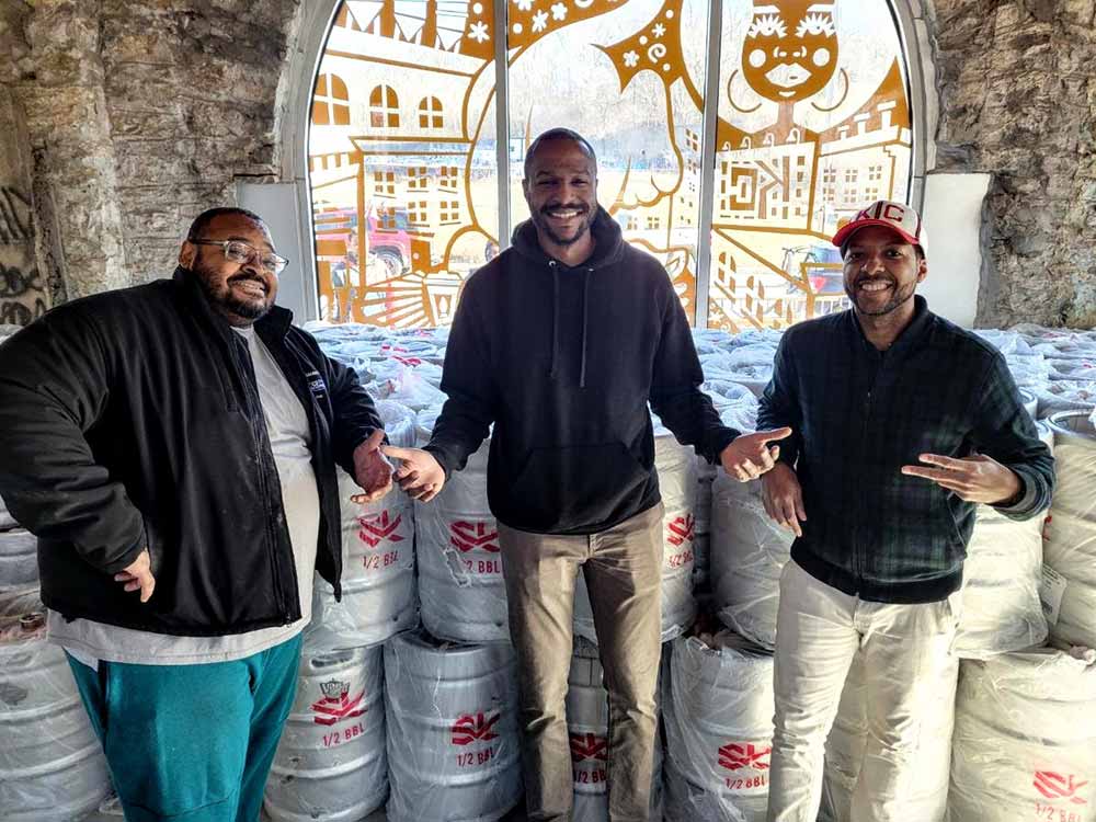 vine street brewing co-founders woodie bonds, elliott ivory, kemet coleman
