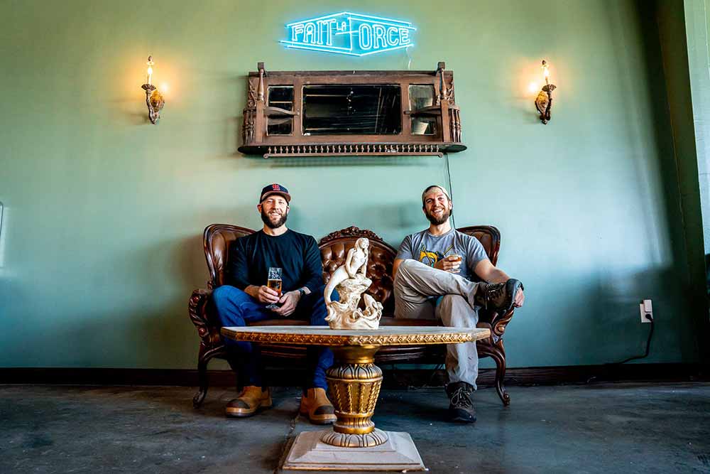 fait la force brewing co-founders parker loudermilk and zachary sowada