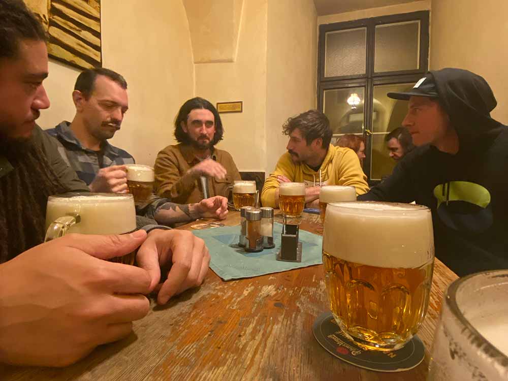 czech mission trip bus beer collab