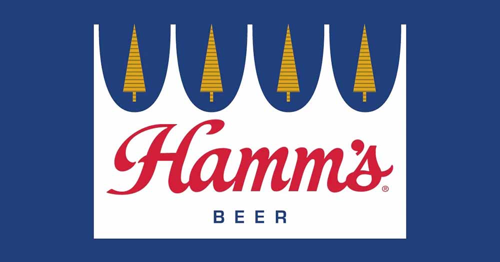 hamm's crown beer label